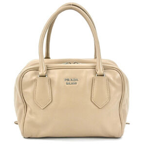 Prada Soft Calf Inside Bag beige leather